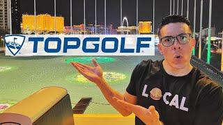 THE BIGGEST Topgolf in the world! -  Las Vegas