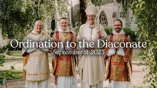 Ordination of Dominican Friars to the Diaconate 2023