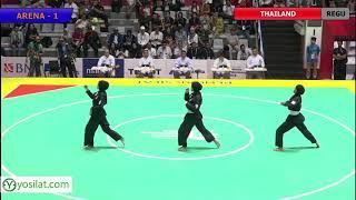 Pencak Silat Artistic Female Team - Regu Finals | 18th Asian Games Indonesian 2018