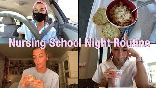 NURSING SCHOOL NIGHT ROUTINE | VLOG