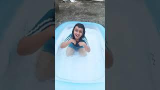 Priyanshi ki Masti at swimming ‍️pool #babinayoutuber #learnwithpriyanshi