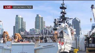 Coast Guard offloads thousands of pounds of intercepted drugs at San Diego's Waterfront | NBC 7
