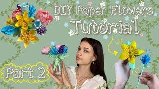 Diy Paper Flower Bouquet Tutorial  | Part 2