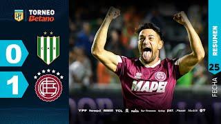 BANFIELD 0 - 1 LANÚS I Resumen del partido | #TorneoBetano 2024