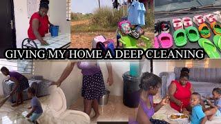 GIVING MY HOME DEEP CLEANING WITH THE HELP OF MY DAUGHTER CHEF TREASURE