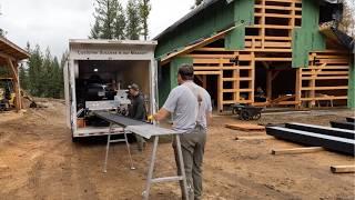 Standing Seam METAL Is DELIVERED For Our ROOF And PREPPING The Roof Before It RAINS Again