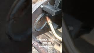 мобильный расточно-наплавочный станок. демонстрация наплавки