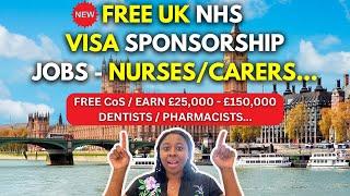 GOOD NEWS! NEW UK NHS VISA SPONSORED JOBS For Nurses, Carers... | Easy Relocation 