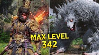 Black Myth Wukong - MAX LEVEL 342 vs Bosses (No Damage)