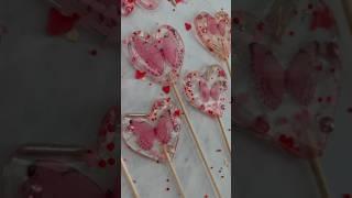 Arbeiten mit Isomalt  Lollis gießen  Rezept in den Kommentaren #shorts #isomalt #lollipopcandy