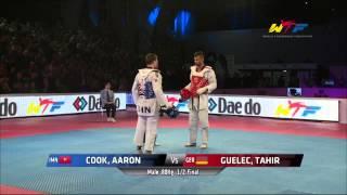 [The best game] Male -80Kg Semi Final | COOK, AARON(IMN) v GUELEC, TAHIR(GER)