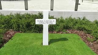 Visit grave George S. Patton Jr - American cemetey and memorial, Hamm, Luxembourg, 13th of July 2020