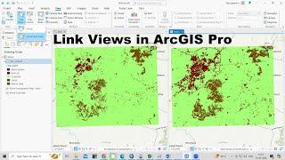 Link Views in ArcGIS Pro || Synchronize maps and scenes to work together