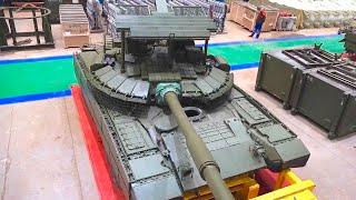 Assembly of Russian T-80BVM tanks, inspection of the Omsktransmash plant