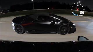 Stage 3 UGR Twin Turbo Lamborghini Huracan Evo AWD vs Cicio Performance Built Nissan GT-R