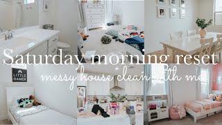  NEW MESSY HOUSE CLEAN WITH ME || HOUSE RESET || CLEANING MOTIVATION || CLEANING HOUSE