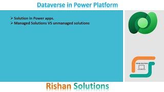 Solutions in Power Apps - Managed and unmanaged Solutions