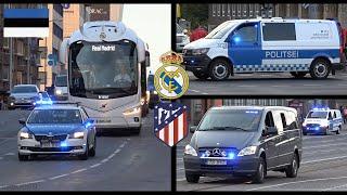 Estonian police erscorting Real Madrid and Atlético Madrid [EE | 8.2018]