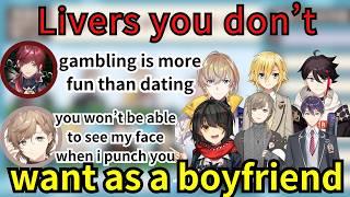 Livers you don't want as a boyfriend ranking[nijisanji eng sub]