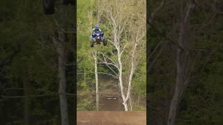 Quad can’t jump that……. HUGE AIR #ATVMX