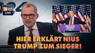 Donald Trump ist der 47. Präsident der Vereinigten Staaten | NIUS Live vom 06. November 2024