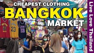 Pasar Pakaian Termurah Di BANGKOK | Harga Kualitas & Jalan Tersembunyi #livelovethailand