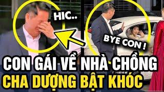 Tạm biệt cha dượng VỀ NHÀ CHỒNG, con gái lần đầu nhìn thấy cha BẬT KHÓC | Tin 3 Phút