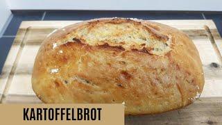 Kartoffelbrot Rezept | fluffiges Brot selber machen | Kartoffelbrot mit gekochten Kartoffeln