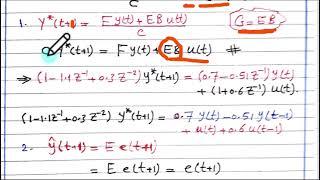 Self-Tunning Controllers Sheet 7 Part 1:  Problems 1 and 2 and 3 Answers | Digital Control Systems