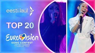 Eesti Laul 2023 Top 20 After the Show | Eurovision 2023 Estonia 