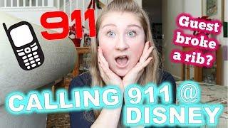 CALLING 911 AT DISNEY!  DCP CAST MEMBER STORY | 2 EMERGENCY SITUATIONS