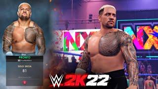 WWE 2K22: Solo Sikoa Entrance & Finisher!