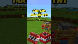 Cách Làm Súng Bắn TNT #minecraft #shorts