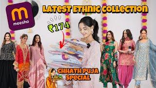 Meesho Latest Ethnic Collection starting at ₹174  | Chhath Puja Special  #chhathpuja #meesho