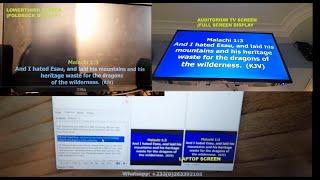 HOW TO SHOW FULL SCREEN AND LOWER THIRD LYRICS AND SCRIPTURE IN EASYWORSHIP AND OBS OR VMIX PART 2