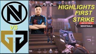 TEAM ENVY VS GEN.G  - ALL HIGHLIGHTS - Semifinals - First Strike NA Qualifier VALORANT