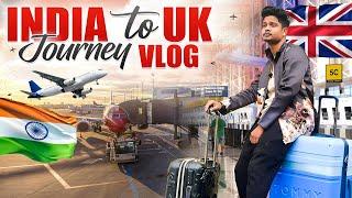 India  to UK   Travel Vlog ️  | TELUGU 