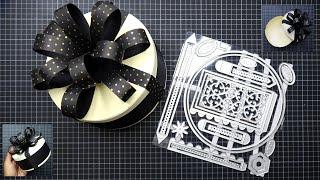 Tonic Studios Create & Make: Hat Box Gift Box Die Set Review Tutorial! So Elegant & Amazing!