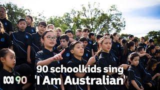 90 school kids perform 'I Am Australian' | ABC90 | ABC Australia