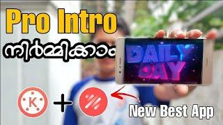 How to make a intro in Malayalam | New Best Application | Aju techno