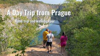 Day Trip from Prague. Quarries America and Mexico, Czech Karst, Karlstejn village (4K)