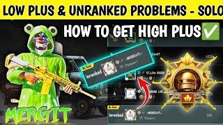 HOW TO GET HIGH PLUS IN BGMI | CONQUEROR RANKPUSH TIPS AND TRICKS