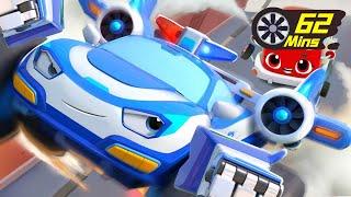 Police Car’s Little Fan | Police Cartoon | Monster Truck | Kids Songs | BabyBus - Cars World