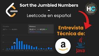 Sort the Jumbled Numbers  | Ejercicio de LeetCode en español | Java | Python | JS