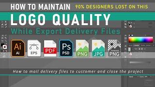 How to save Logo in JPG, PNG, PDF, TRANSPARENT, EPS and PSD Files