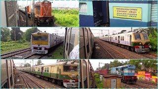 EMU Journey from Bansberia to Seoraphuli crossing Express, EMU, MEMU, Freight of EASTERN RAILWAY