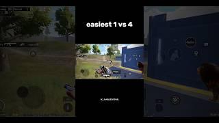 Easiest 1 vs 4    #bgmi #pubgmobile #edit #pubg #gaming #shorts #trending