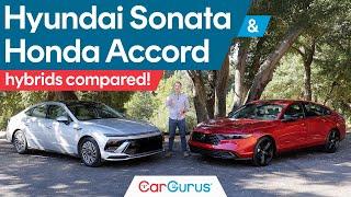 Hybrids Compared! | 2024 Hyundai Sonata vs 2024 Honda Accord