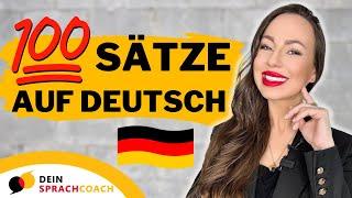 Wir üben SÄTZE auf DEUTSCH (A1 | A2 | B1 | B2 | Alltagsdeutsch)