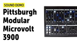 Pittsburgh Modular Microvolt 3900 Sound Demo (no talking)